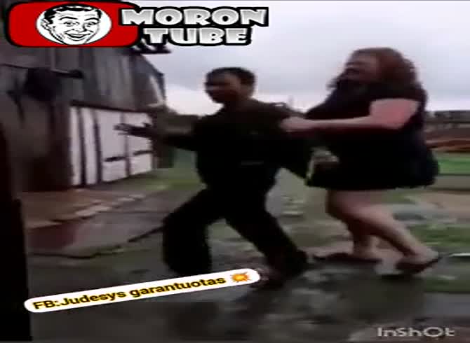 Video :She wants to party, he doesn't, but he has no choice.
